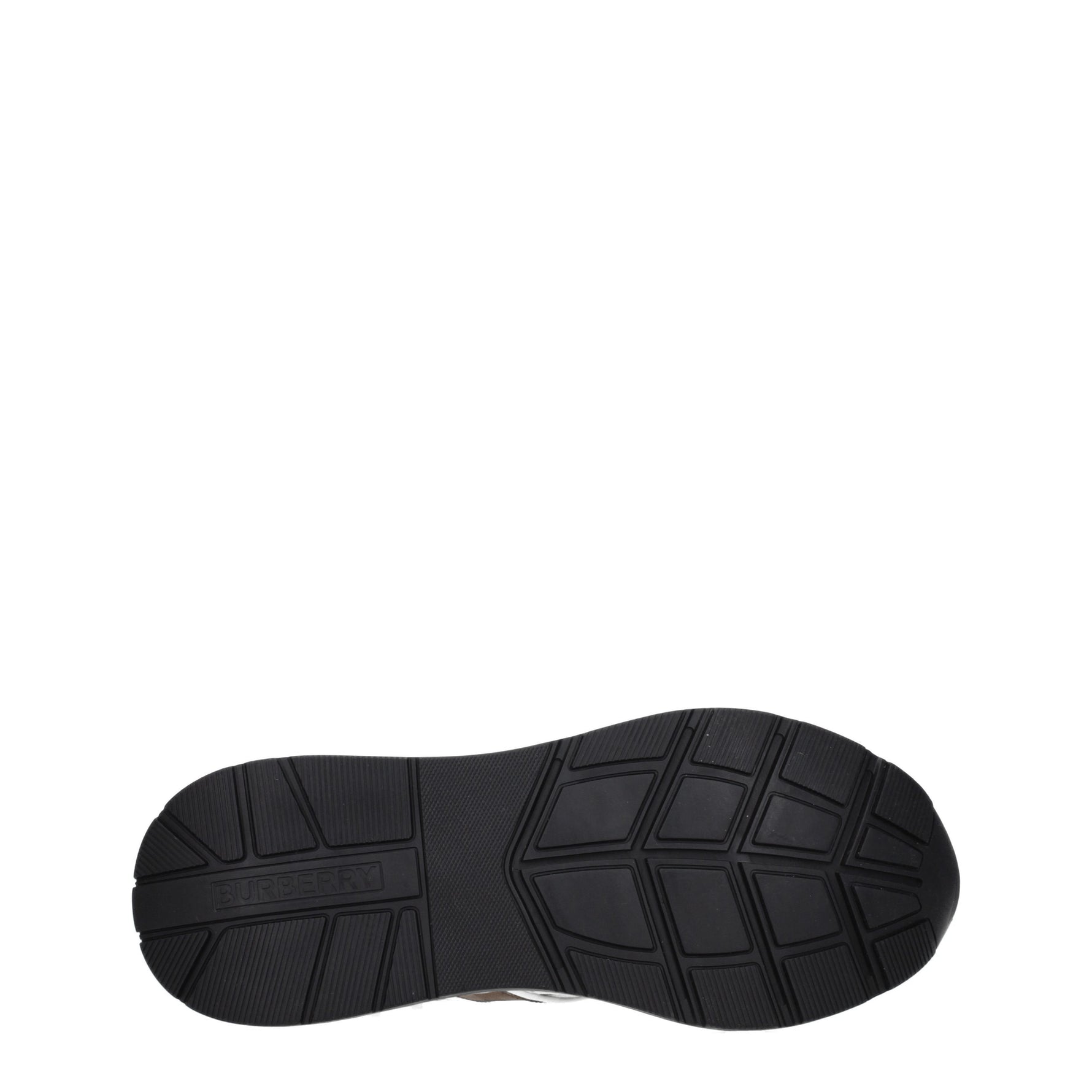 Burberry Sneakers Uomo Tessuto Marrone Betulla