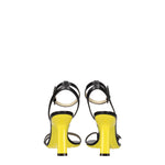 Loewe Infradito Donna Pelle Nero Giallo