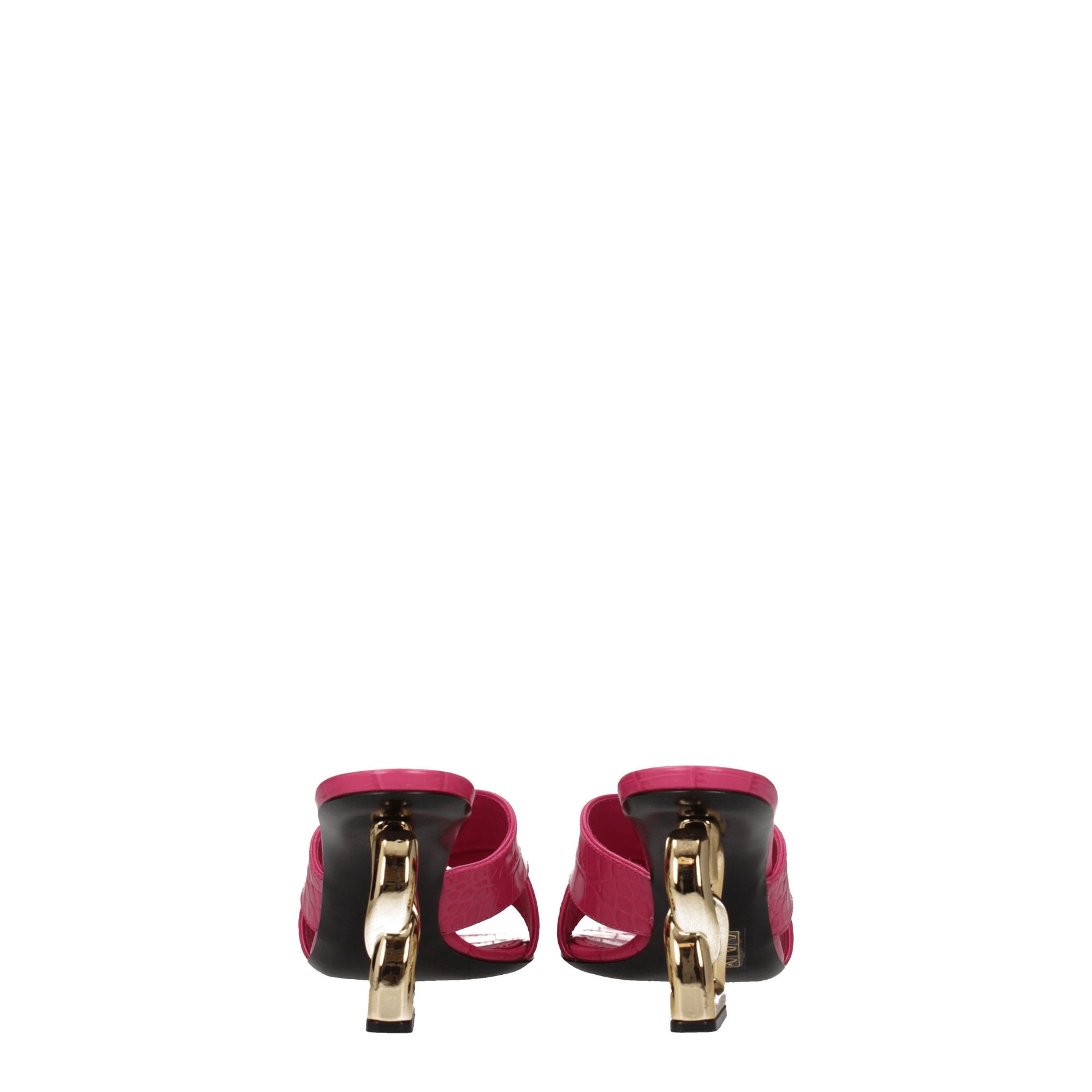 Dolce&Gabbana Sandali Donna Pelle Rosa Ciclamino