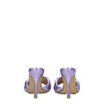 Bottega Veneta Sandali Donna Pelle Viola