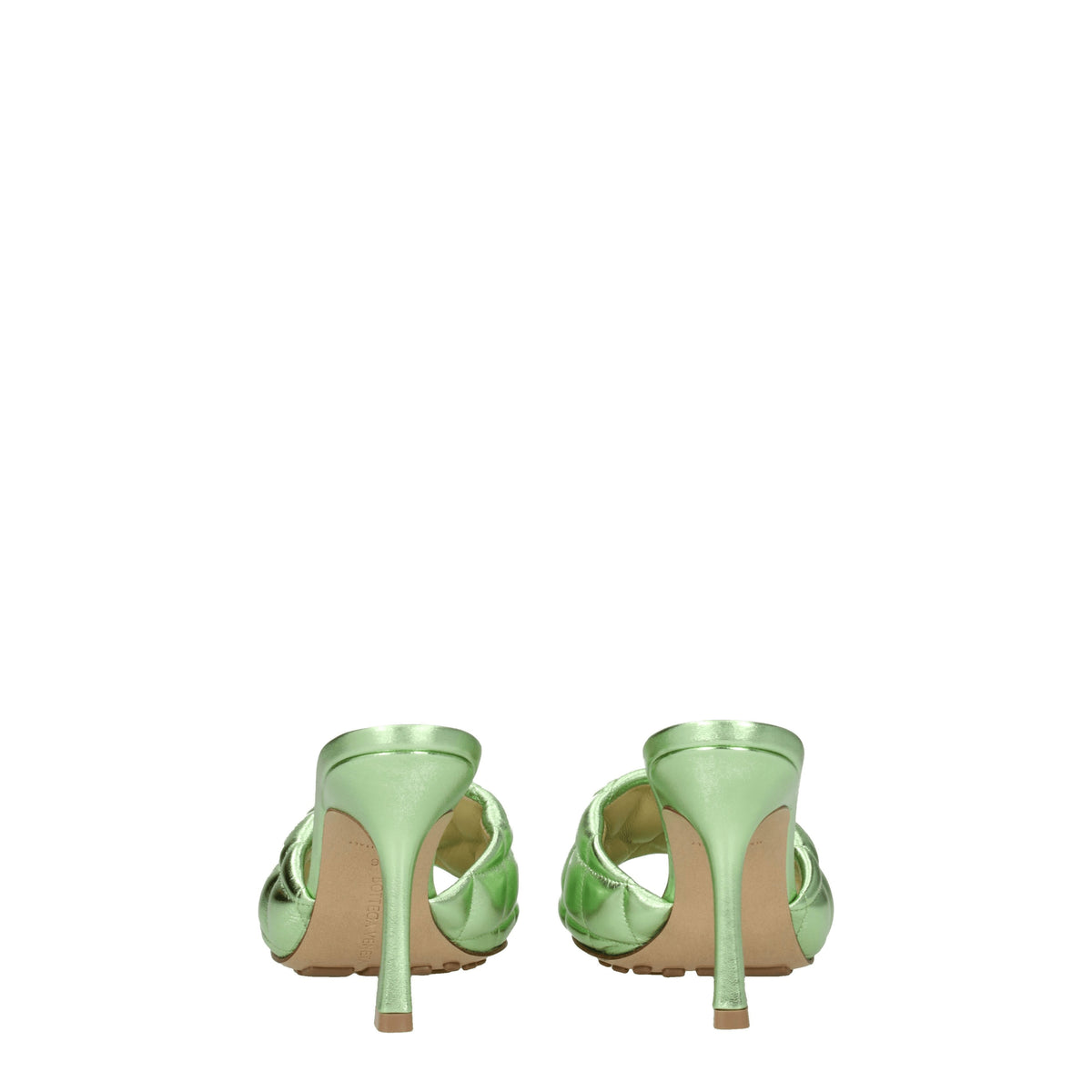 Bottega Veneta Sandali Donna Pelle Verde Pistacchio