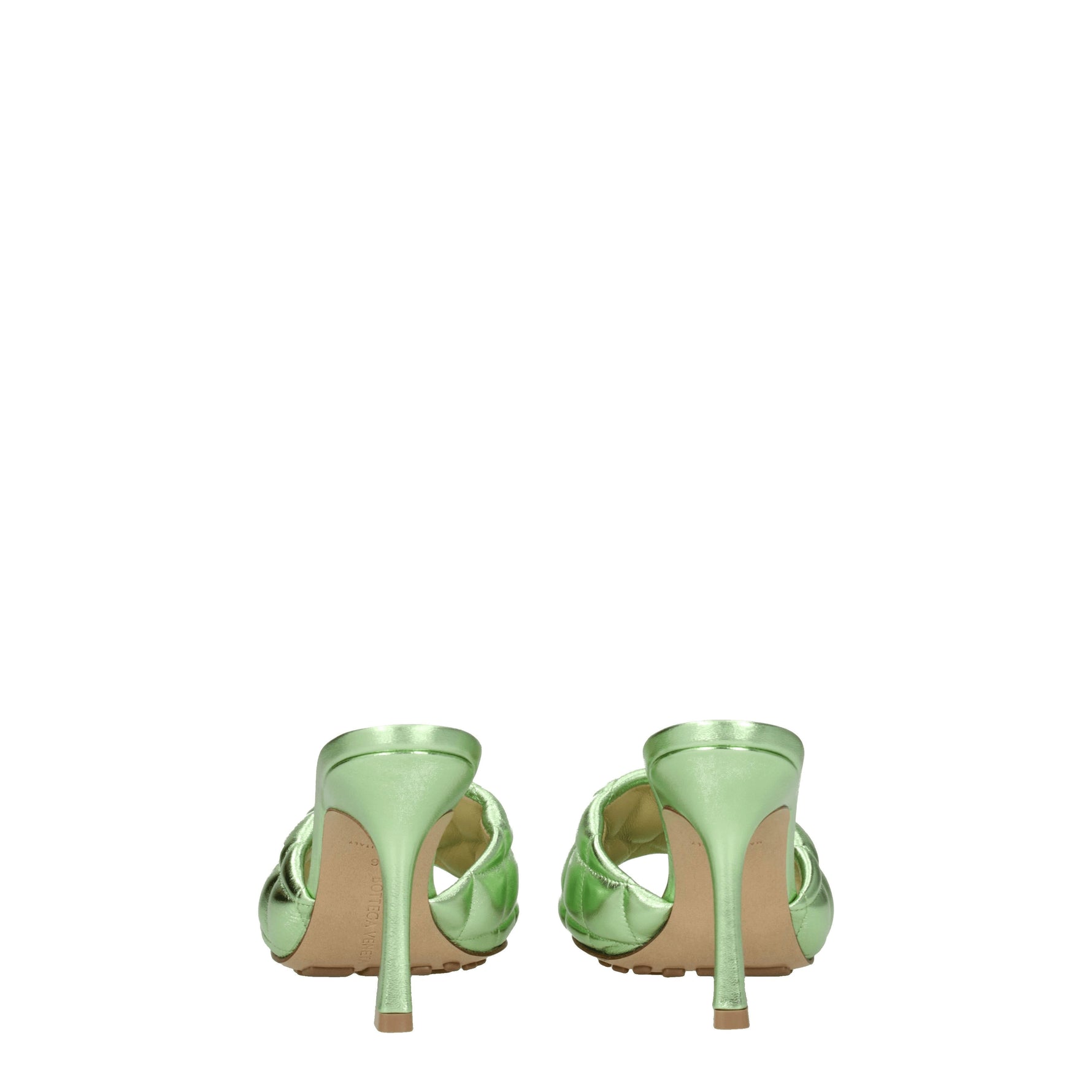 Bottega Veneta Sandali Donna Pelle Verde Pistacchio