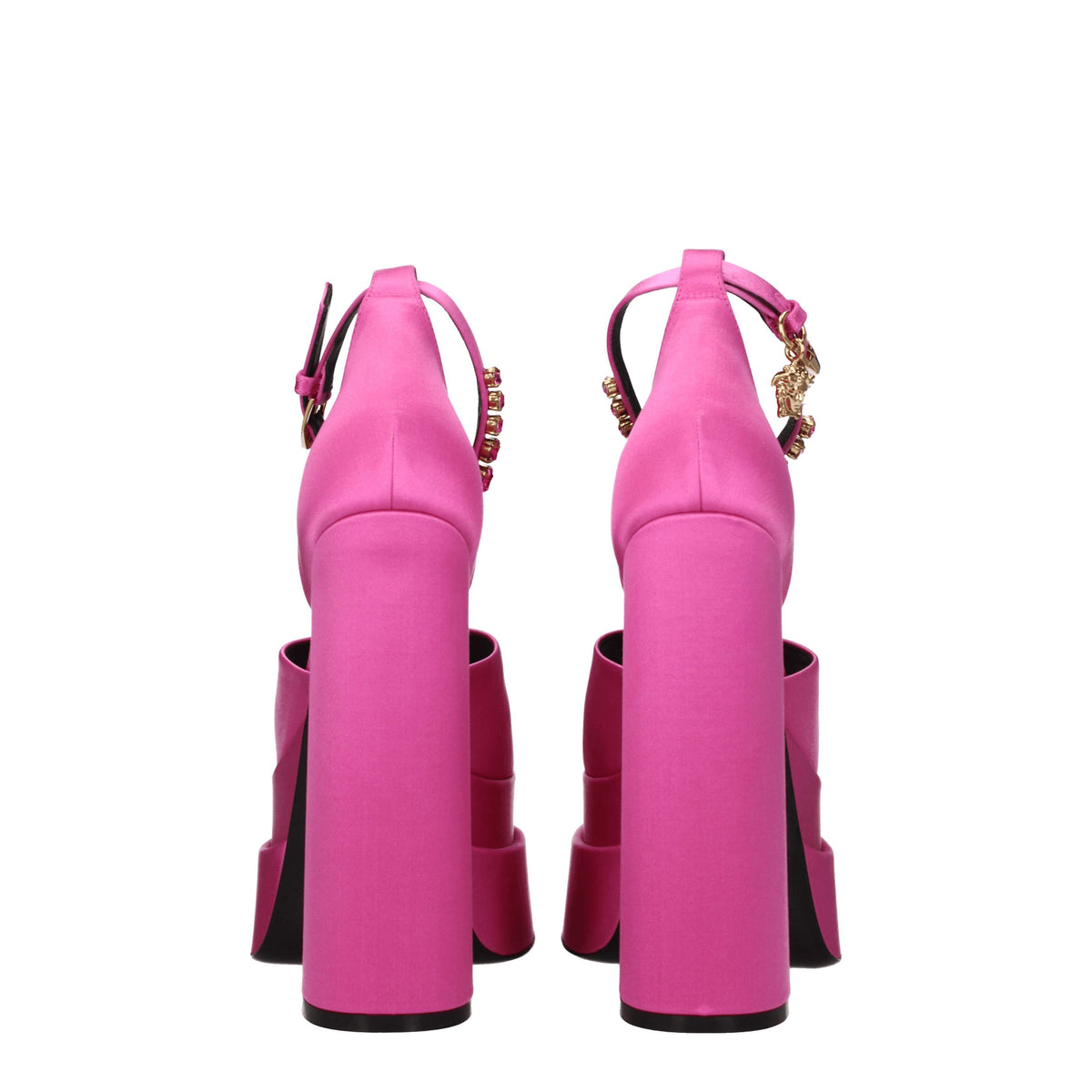 Versace Sandali Donna Raso Fuxia