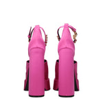 Versace Sandali Donna Raso Fuxia