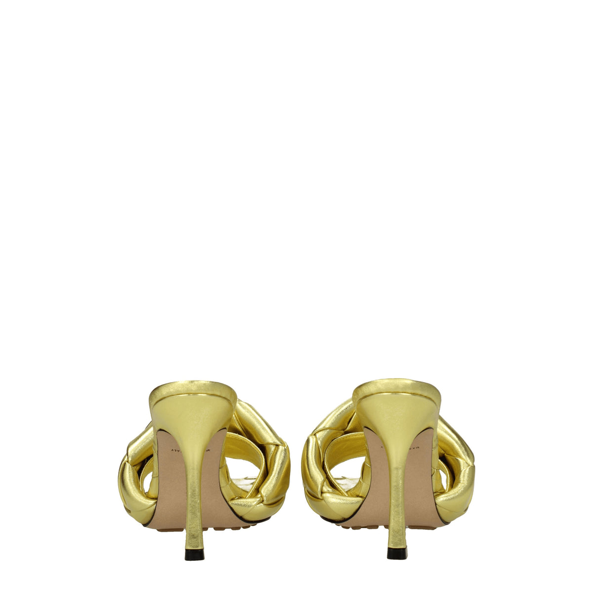 Bottega Veneta Sandali Donna Pelle Oro