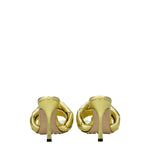 Bottega Veneta Sandali Donna Pelle Oro