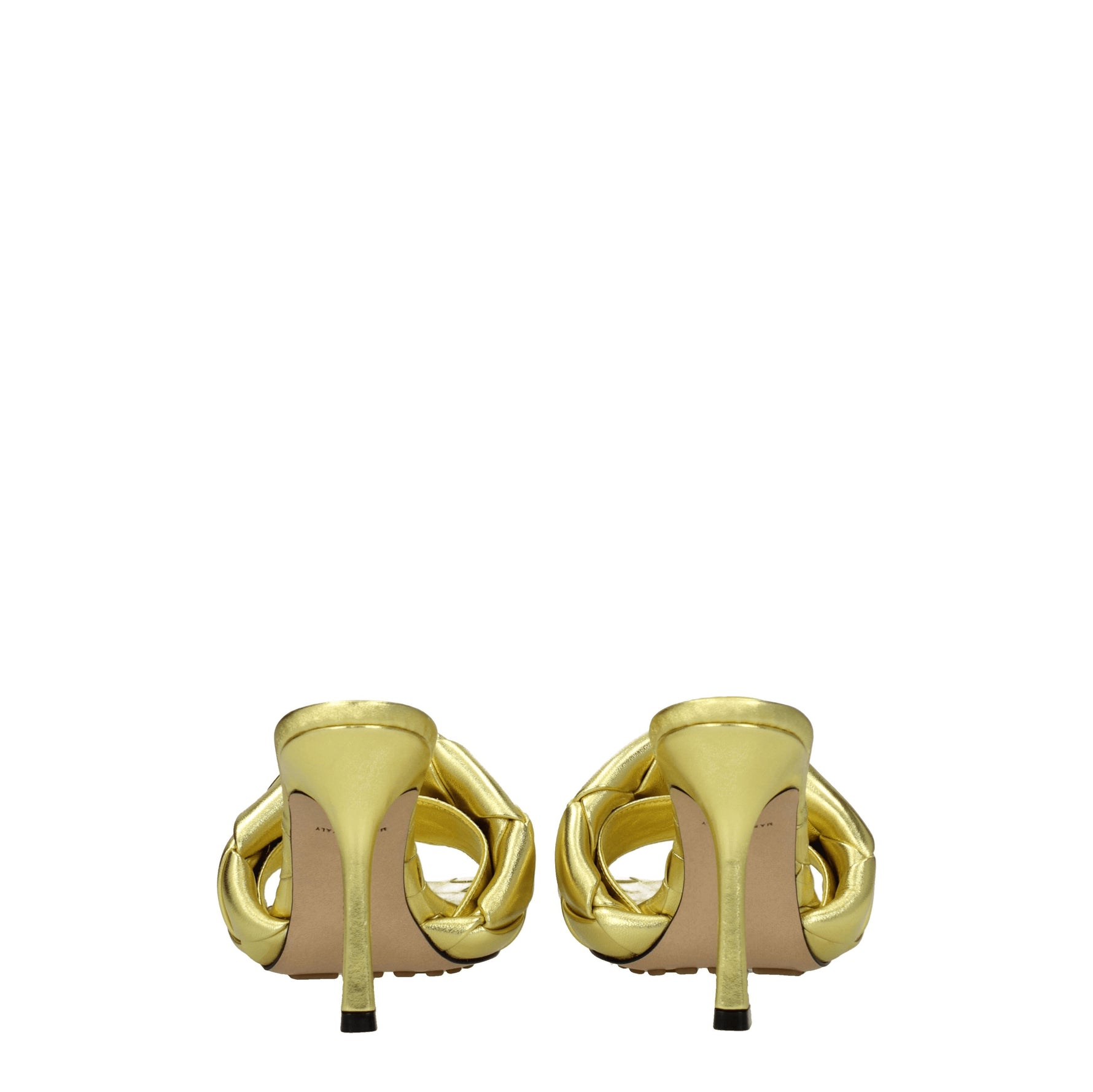 Bottega Veneta Sandali Donna Pelle Oro