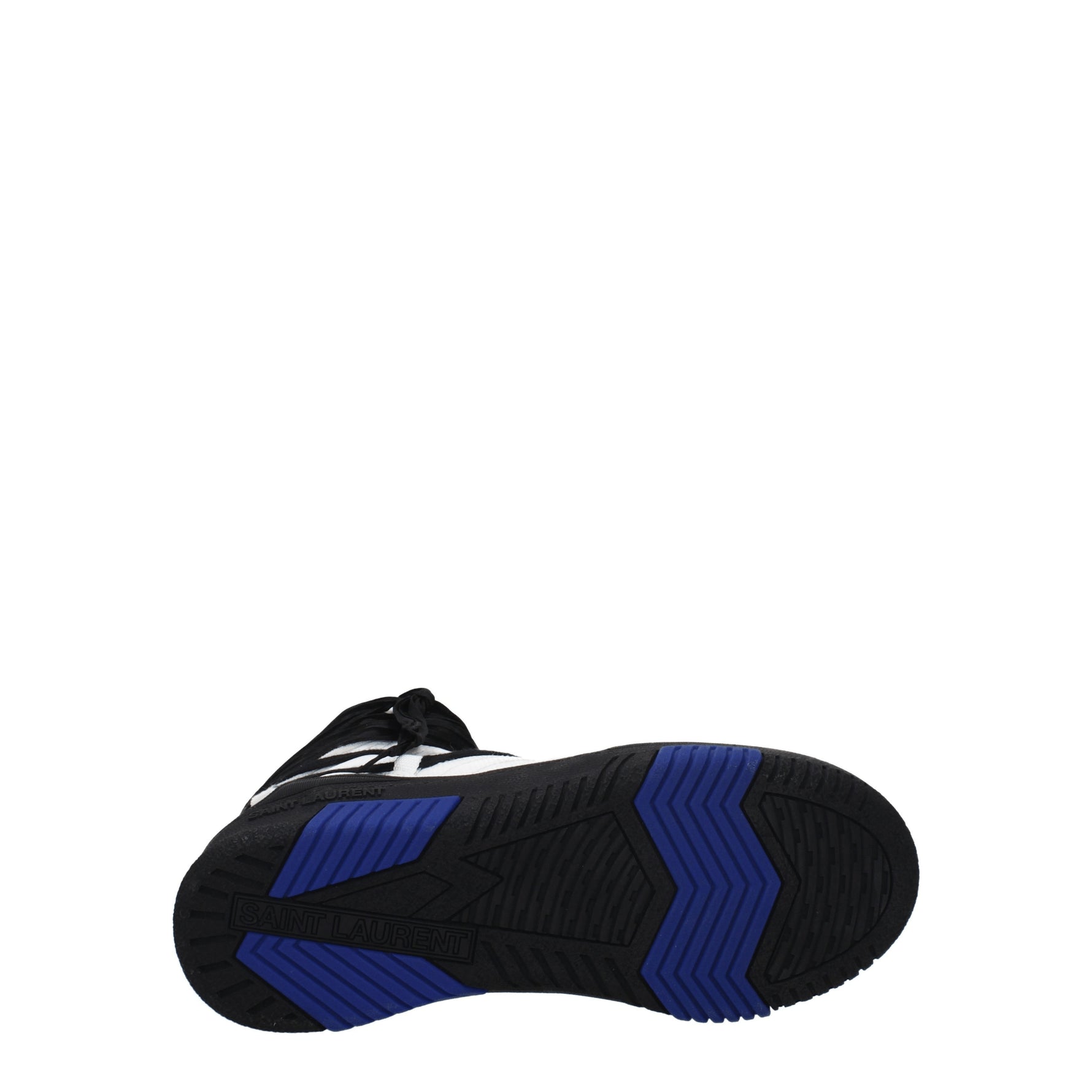 Saint Laurent Sneakers Uomo Pelle Bianco Nero