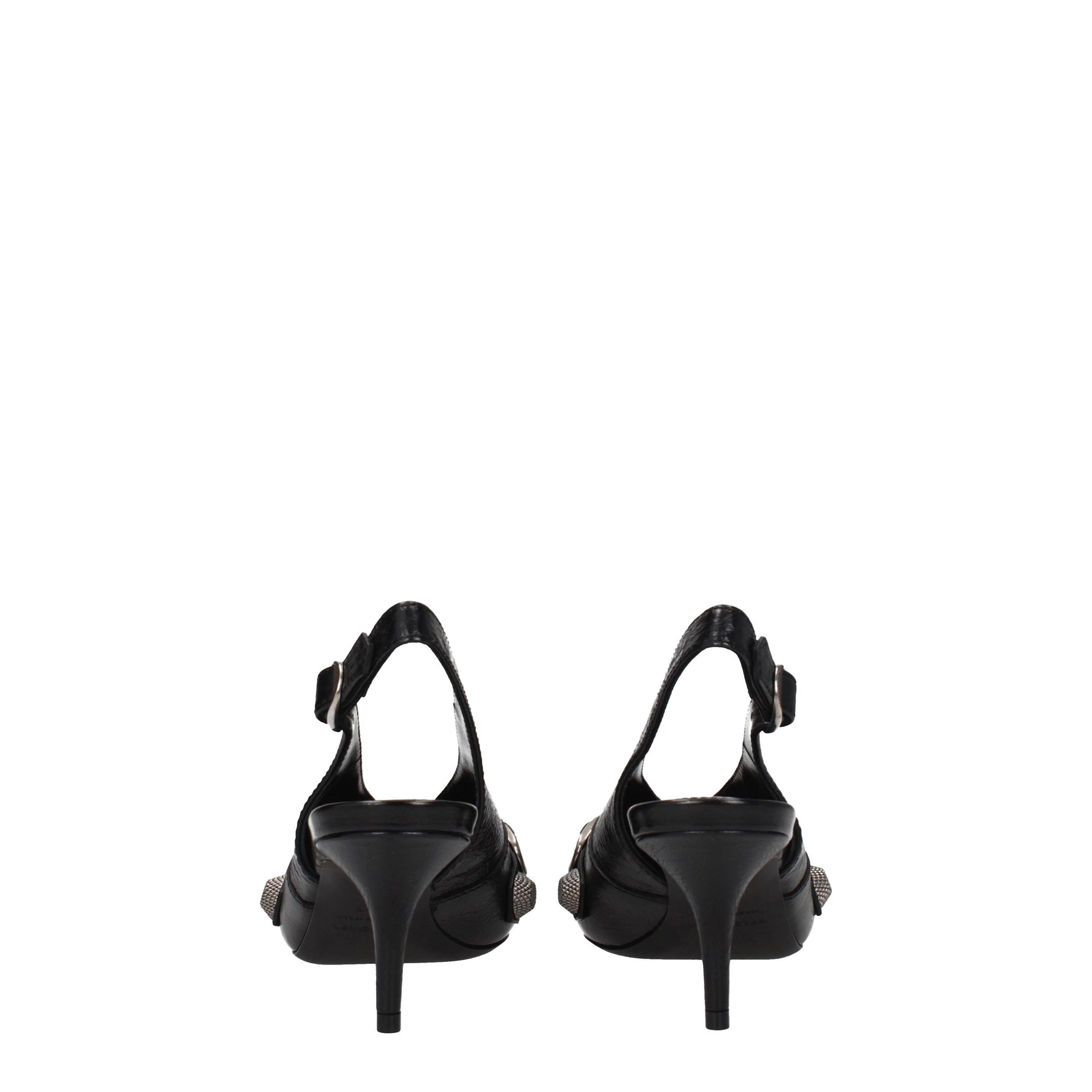 Balenciaga Sandali cagole Donna Pelle Nero
