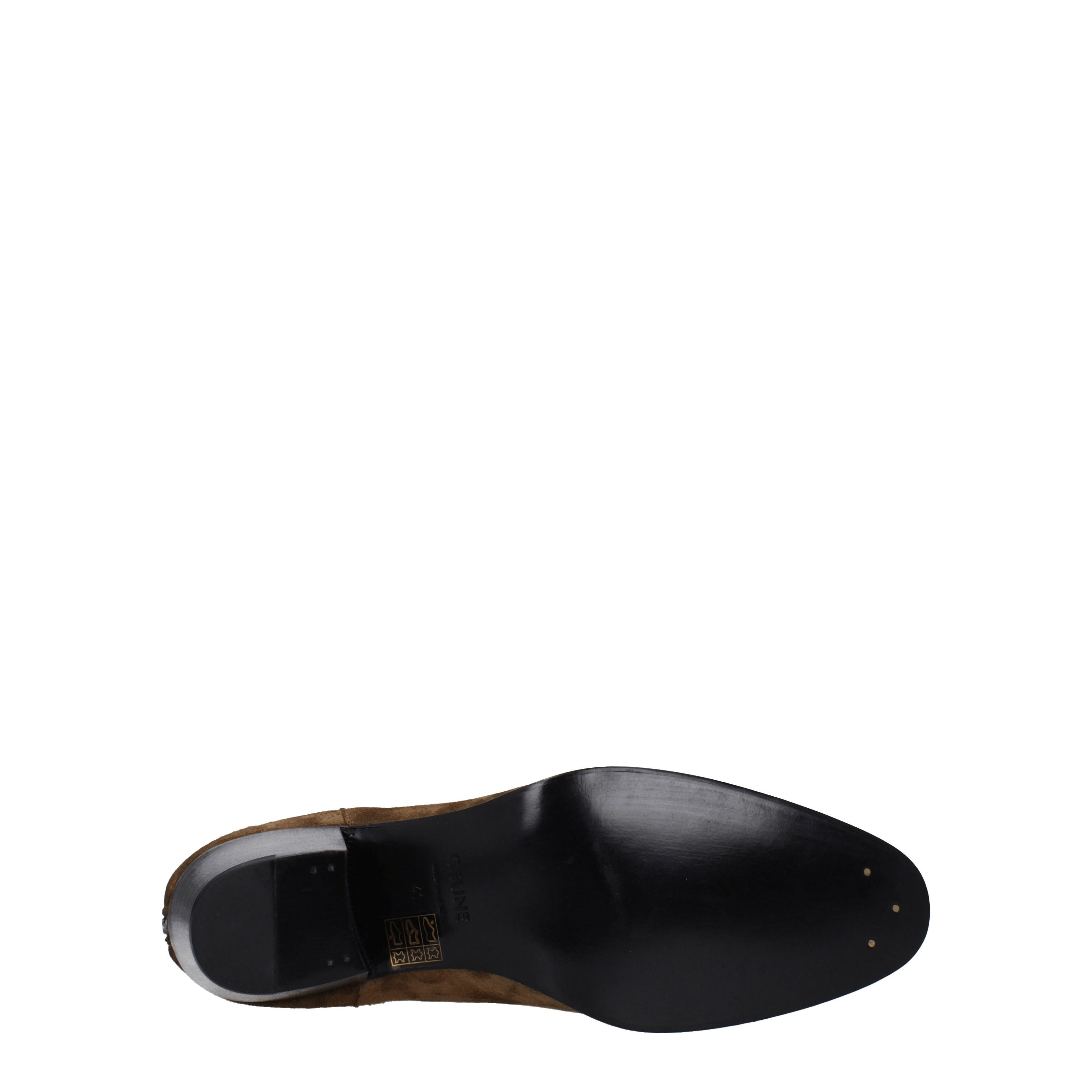 Celine アンクルブーツ 男性 スエード 茶/トープ | B-Exit – B-Exit