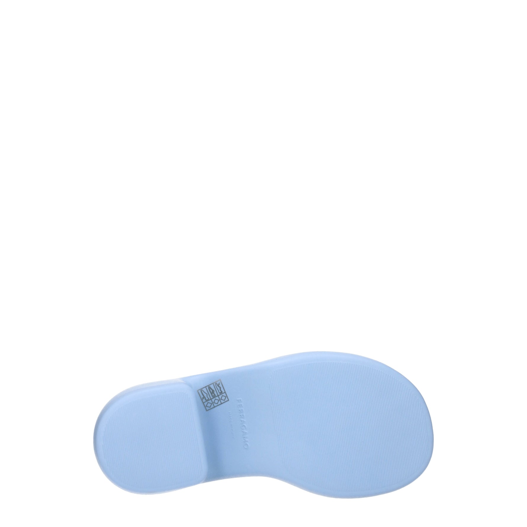 Salvatore Ferragamo Sandali deva Donna Gomma Celeste Cielo