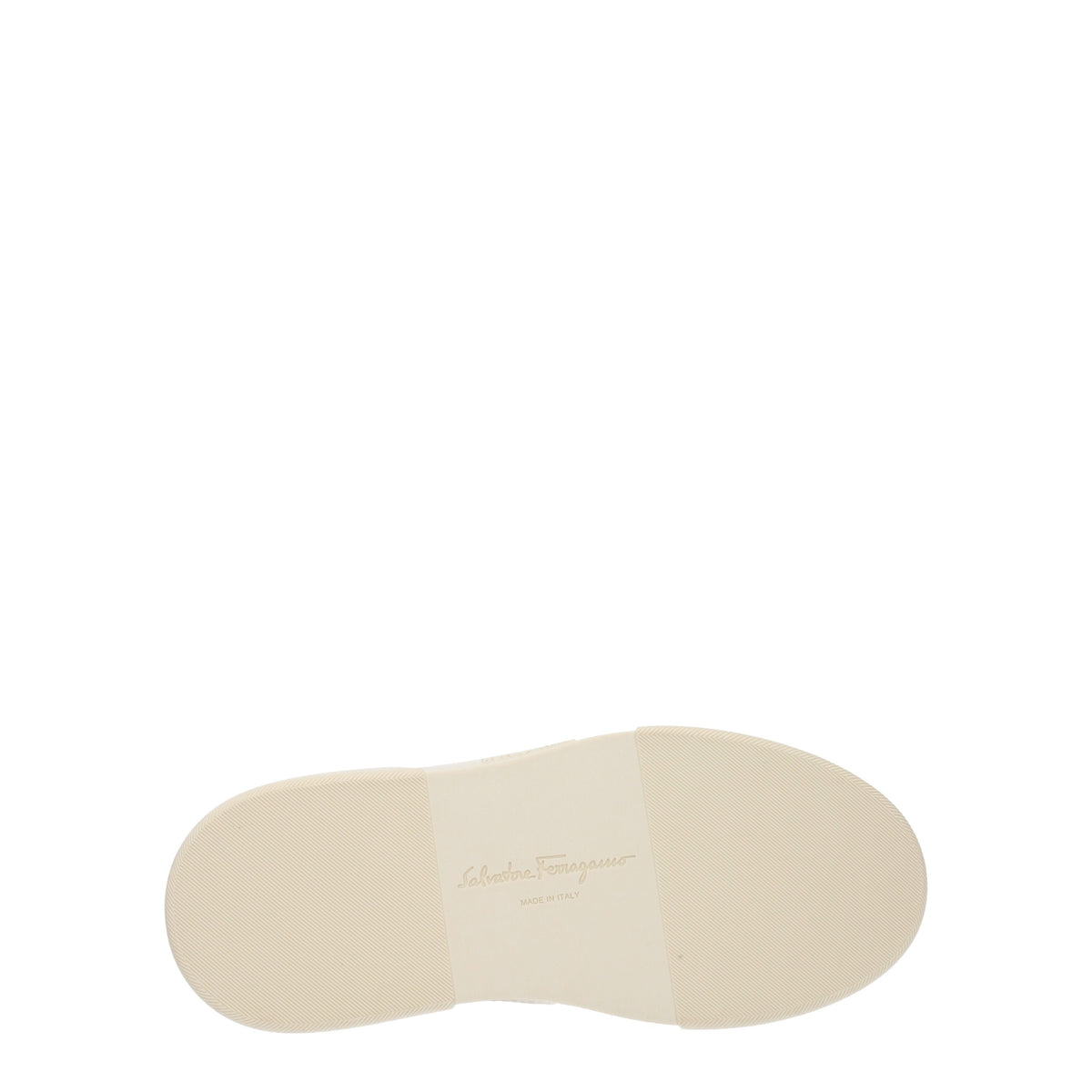 Salvatore Ferragamo Sneakers cassina Donna Pelle Beige Mascarpone