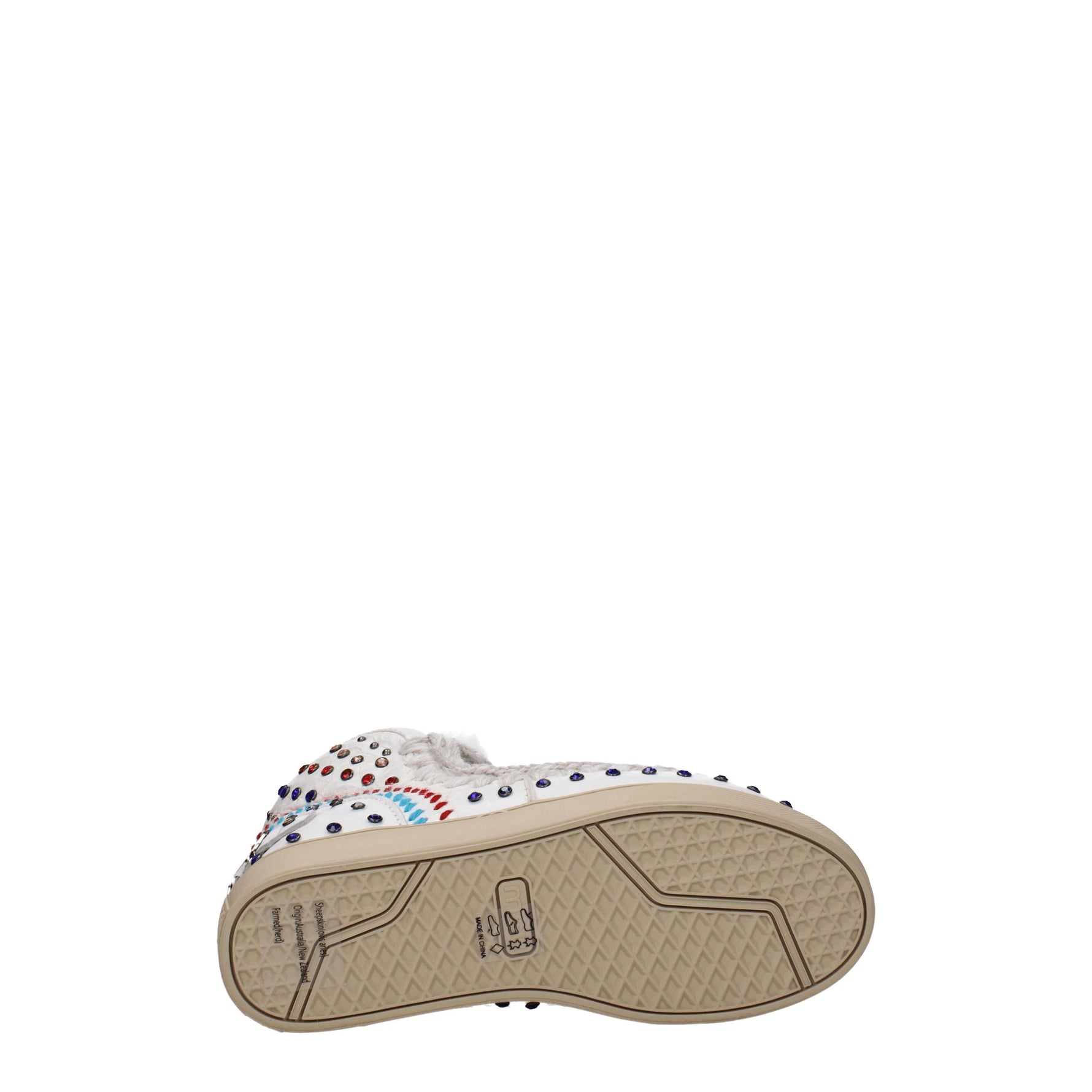 Mou Stivaletti Donna Pelle Bianco Viola