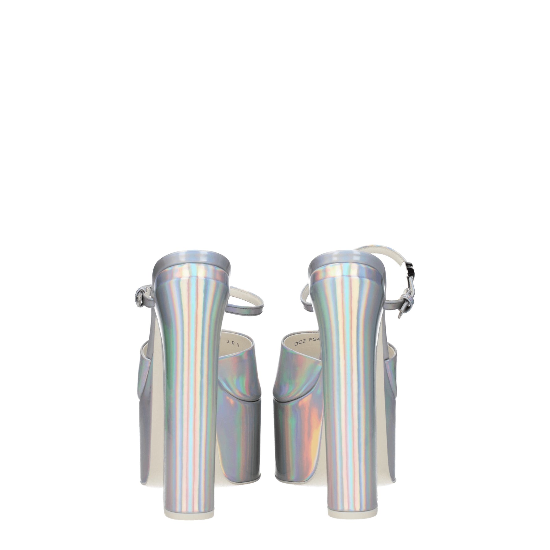 Valentino Garavani Sandali Donna Vernice Argento