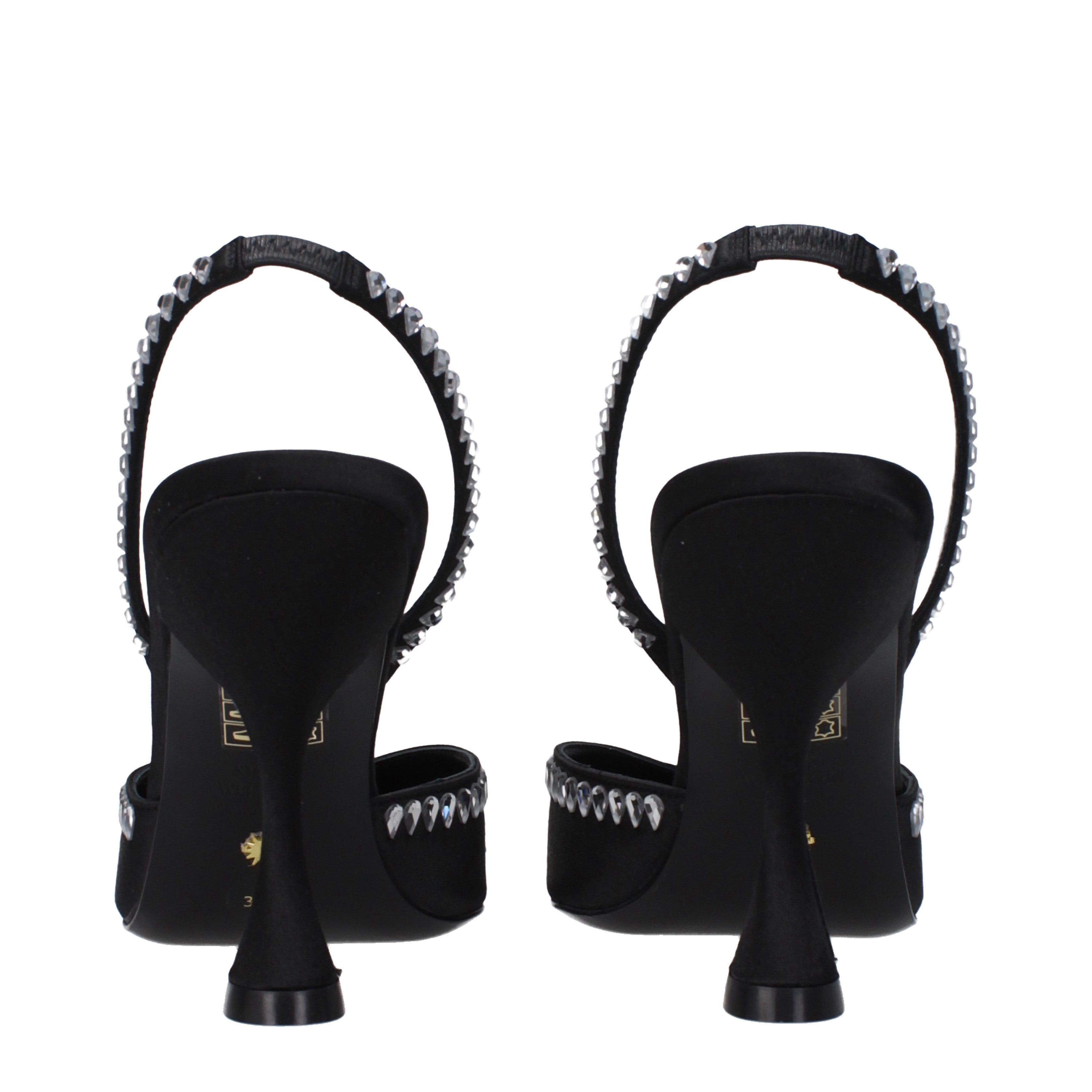 Stuart Weitzman サンダル 女性 サテン 黒 | B-Exit – B-Exit