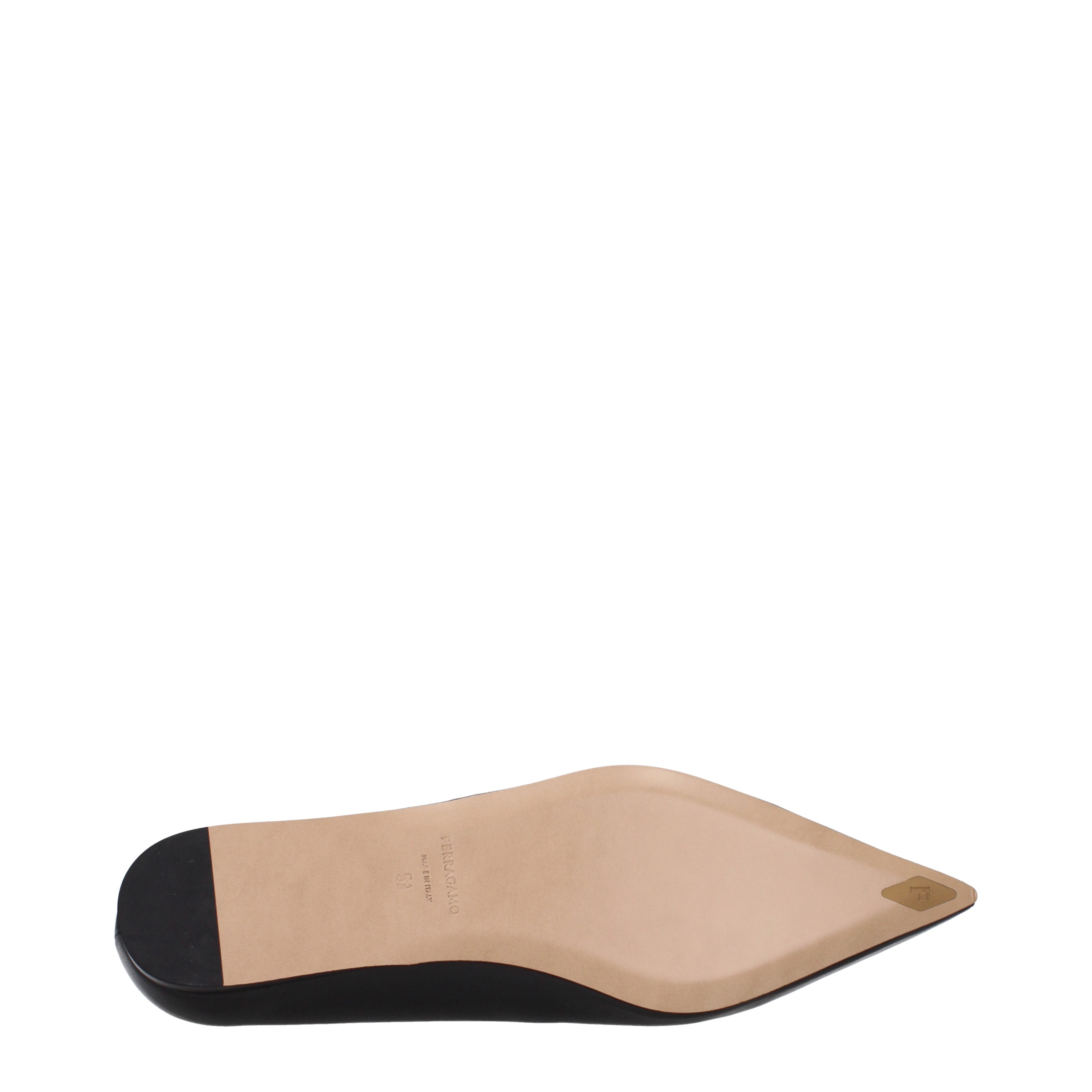 Salvatore Ferragamo バレエシューズ 女性 皮革 黒 | B-Exit – B-Exit